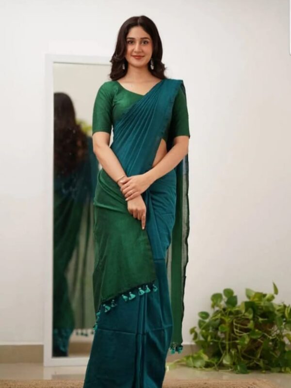 Cotton saree - Image 2